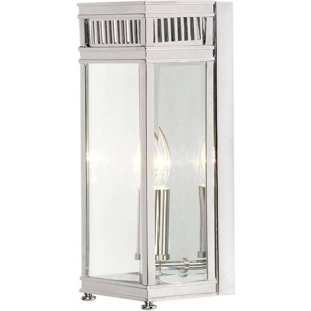 Elstead HL7/S PC Holborn One Light Flush Wall Lantern Polished Chrome