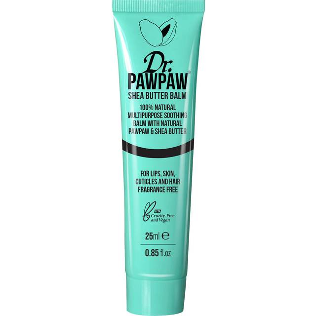Dr. Pawpaw Original Balm Multipurpose Vegan Natural Balm for Lips, Skin, Hair, Nails and Cuticles - Single Shea Butter