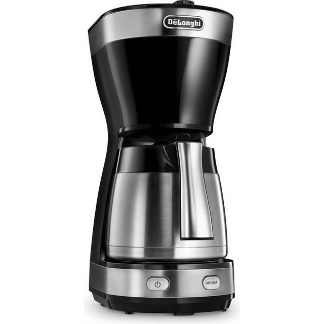 De'Longhi ICM16710 - Kaffemaskin - 10 koppar - svart/silver