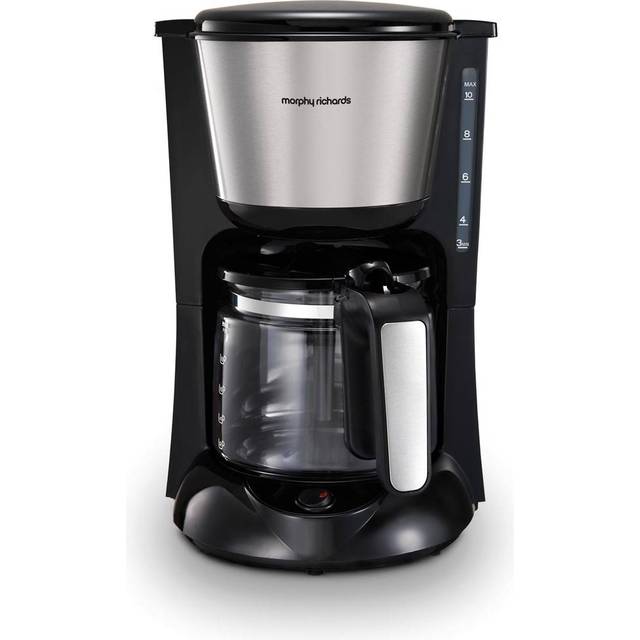 Morphy Richards Equip 162501 Filter Coffee Machine - Black / Brushed Steel