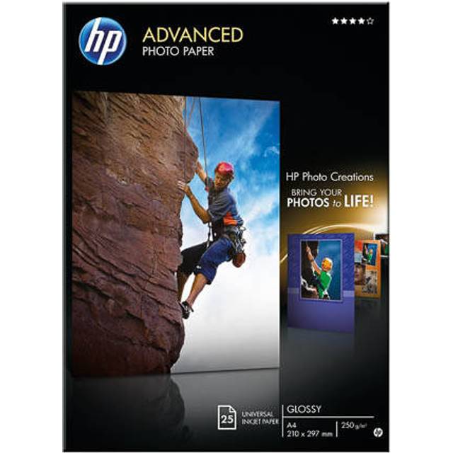 HP Advanced Glossy Photo Paper-25 sheet/A4/210 x 297 mm