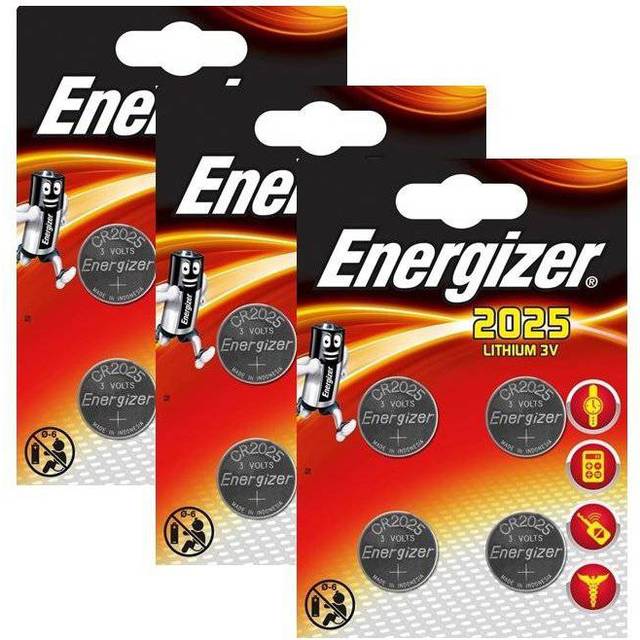 Energizer CR2025 Lithium Coin Cell Batteries | 12 Pack