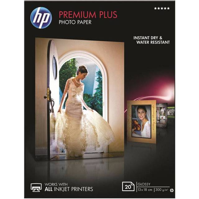 Original HP Prmium Glossy Photo Paper 300gsm (13 x 18cm) 20 sheets