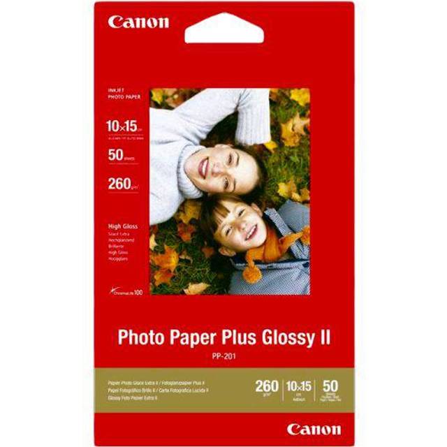 Canon PP-201 Glossy II Photo Paper Plus 4x6" - 50 Sheets