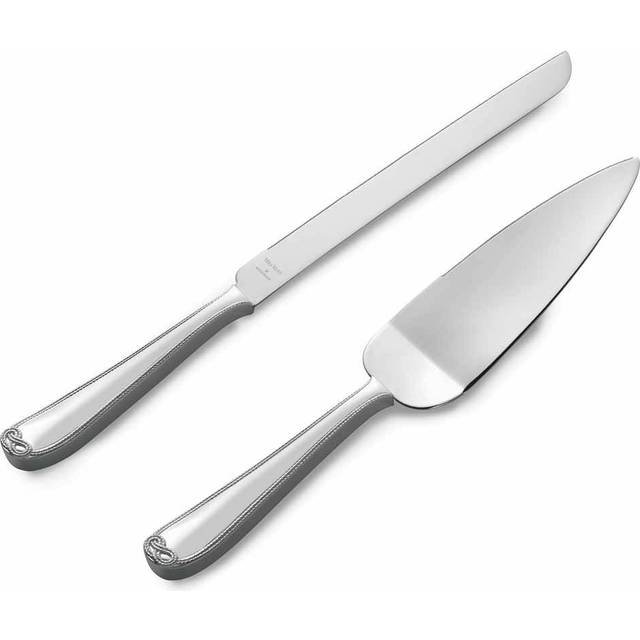 Vera Wang Infinity Cake Knife and Server - SILVER