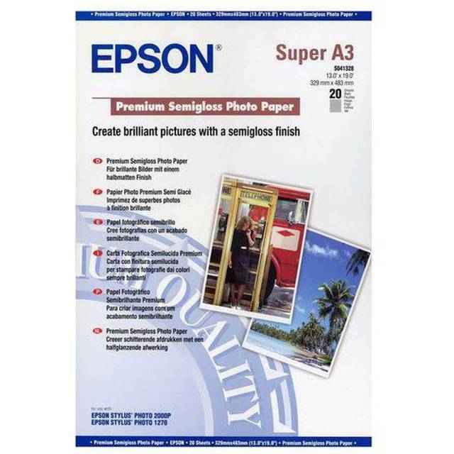 Epson PREM SEMI-GLOSS PHOTO PAPER A3+251GS