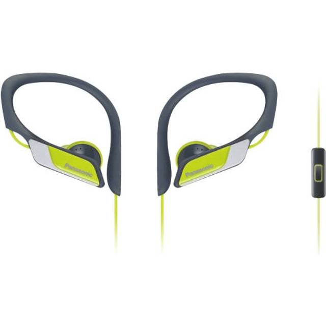 Panasonic RP-HS35ME-A sporthörlurar (headset, mobiltelefon, utbytbara pass (S/M/L), IPX2, clip) blå