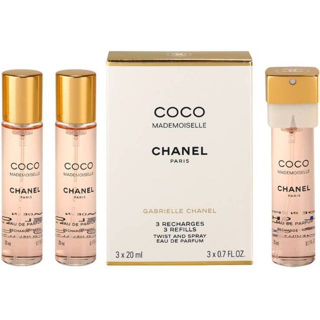 Chanel Coco Mademoiselle Eau de Parfum Twist and Spray for her - 3X20ml