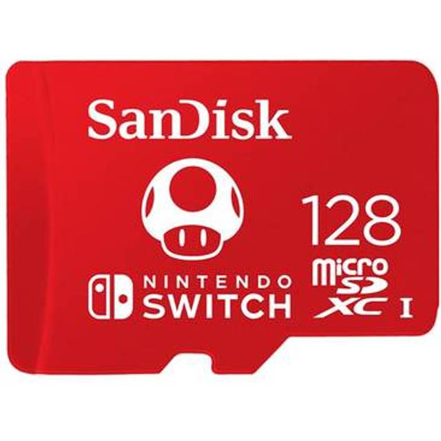 SanDisk microSDXC UHS-I kort till Nintendo Switch 128GB - Nintendo-licensierad produkt