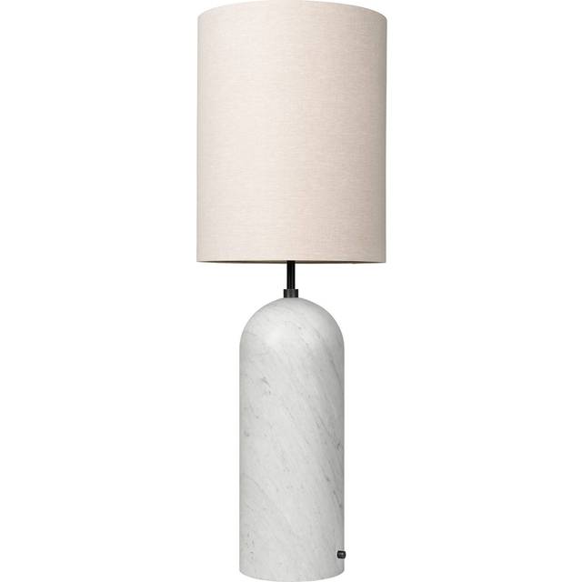 GUBI Gravity XL golvlampa svart marmor/canvas, high
