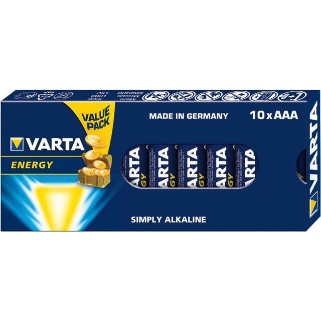Varta Industrial Pro 4003 AAA LR03 Batteries | Box of 10