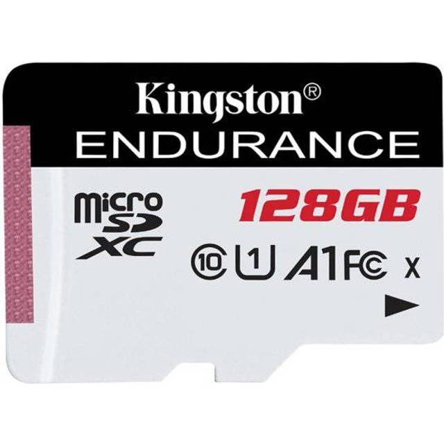 Kingston High Endurance - Flashhukommelseskort - 128 GB - A1 / UHS-I U1 / Class10 - microSDXC UHS-I
