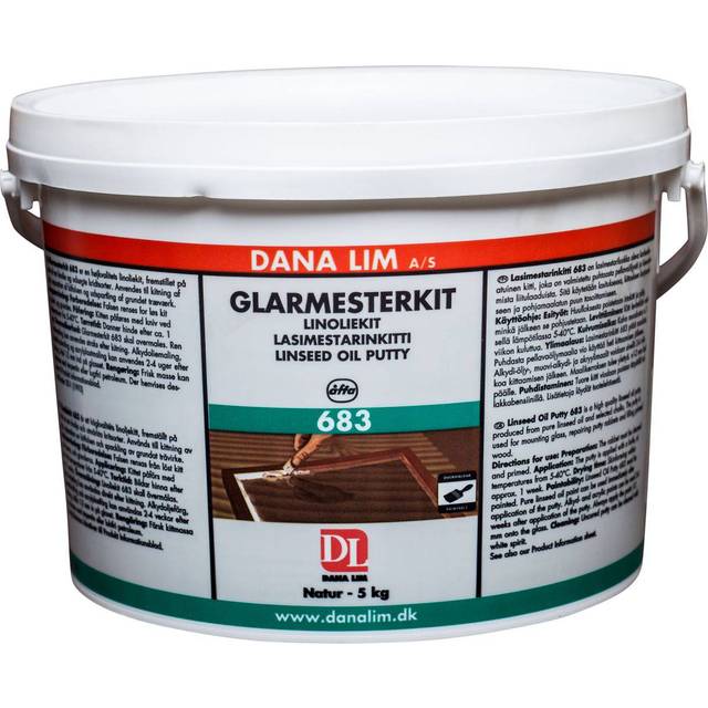 Danalim Fönsterkitt Linoljekitt 683 (Kulör: Natur Storlek: 5 kg)
