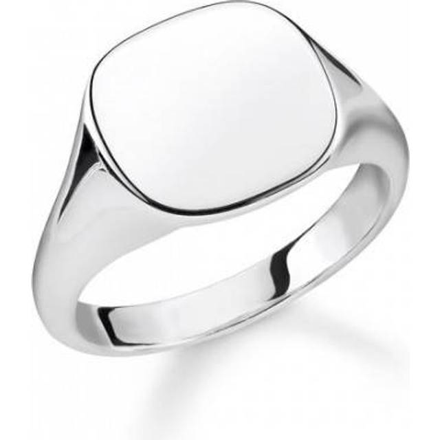 THOMAS SABO Sterling Silver Square Shaped Signet Ring TR2248-001-21-62