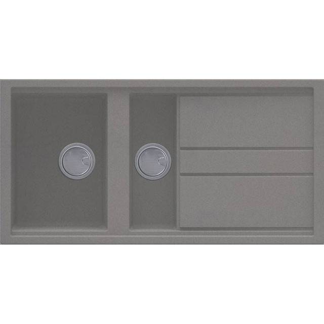 Reginox Best 475 1.5 Bowl Granite Black Kitchen Sink &amp; Waste