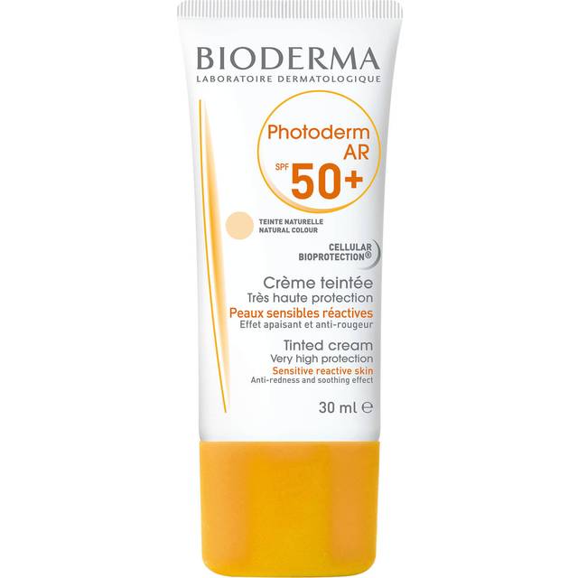 Bioderma Photoderm AR Tinted Protective Anti-Redness Cream For Sensitive Reactive Skin SPF 50+ Skugga Natural 30 ml
