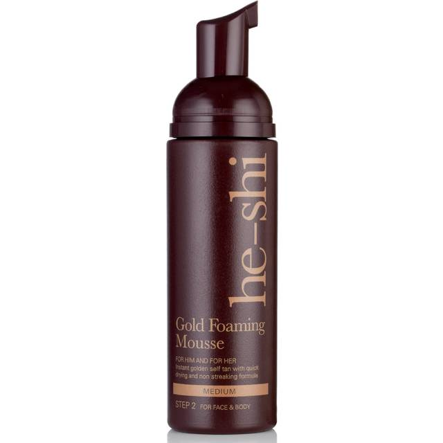 He-Shi Gold Foaming Mousse Medium Self-Tan 150Ml