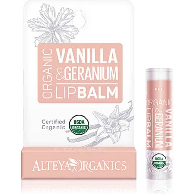 Alteya Organics Vanilla &amp; Geranium Lip Balm - 5g