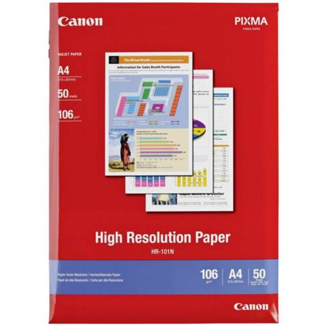 Canon HR-101 - A4 (210 x 297 mm) 50 ark vanligt papper - för i-SENSYS LBP673, PIXMA IP4000, iP5000, iP6210, iP6310, iP8500, MG2555, MG8250, TS7450