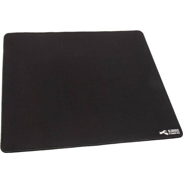 Glorious Gaming Cloth Gaming Mousepad (XL Heavy) – Sydda kanter, mjuk yta för hastighet och kontroll, halkfri bas, kan tvättas i maskin, stor (460 x 410 x 5 mm) – Black