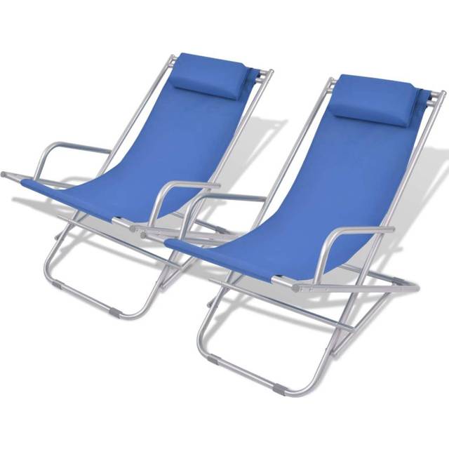 Rocking Chairs 2 pcs Steel Pink Vidaxl