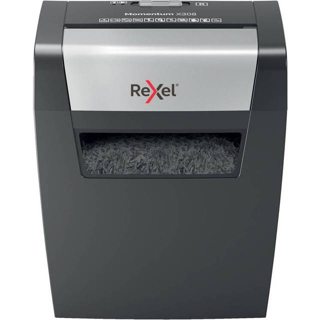 REXEL Momentum X308 2104570 Cross Cut Paper Shredder