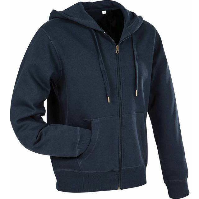 Stedman Active Hooded Sweatjacket For Men - Darkblue - Large