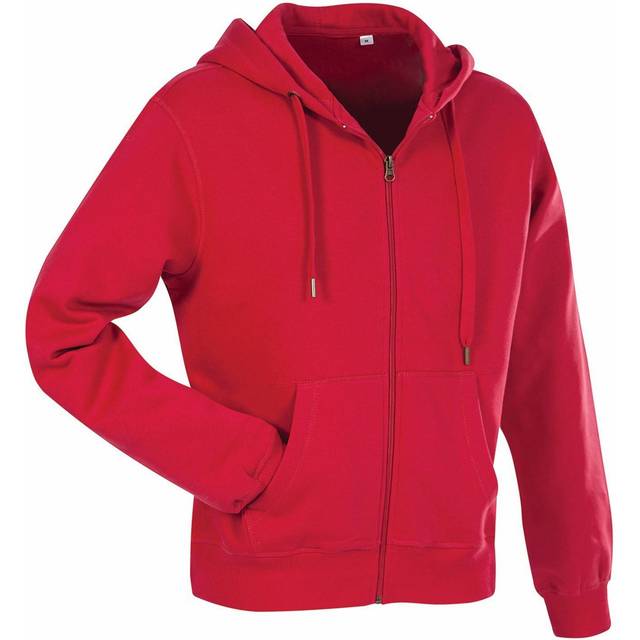 Stedman Active Ladies Zip Hood ST5710 Crimson Red XL Colour: Crimson R
