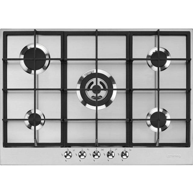 Smeg Classic PX375 72cm Gas Hob - Stainless Steel