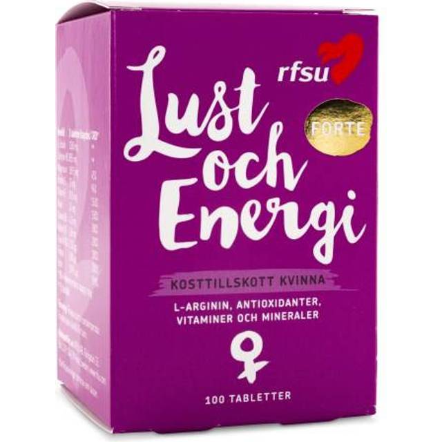 RFSU Lust &amp; Energi Kvinna 100 tabletter