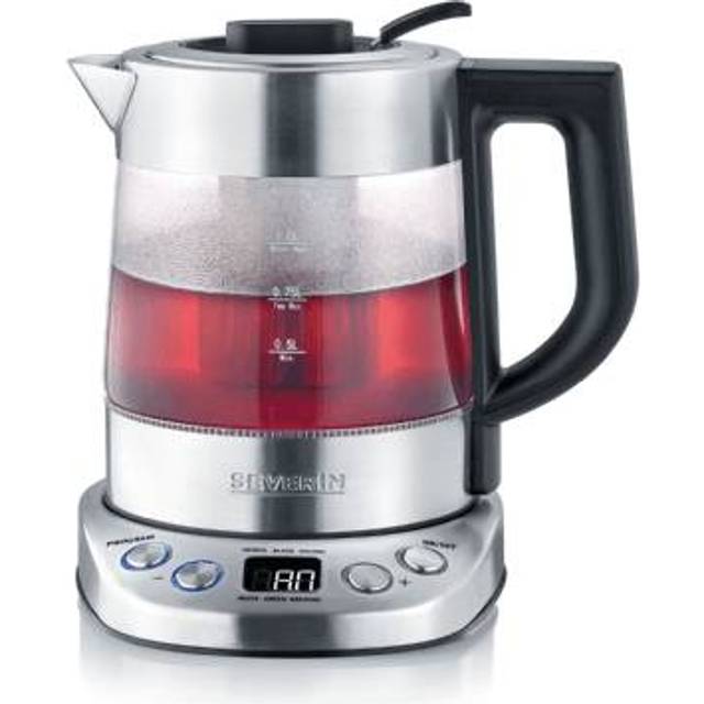 Severin Severin WK 3473 Deluxe Mini tekokare 1 L Rostfritt stål - Silverfärgad
