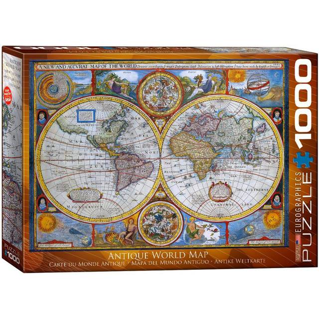 Eg60002006 - Eurographics Puzzle 1000 Pc - Antique World Map