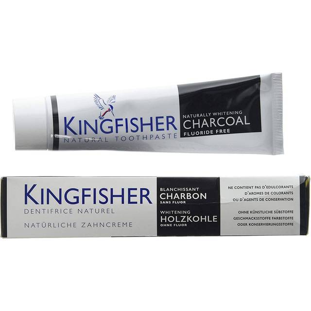 Kingfisher Tandkräm Whitening Charcoal 100ml