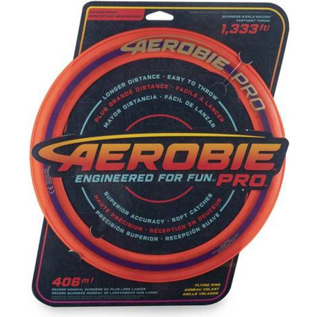 Aerobie Pro Flying Ring kastring med diameter 33 cm, orange, för vuxna och barn från 5 år (TOGGO Toys 2022)