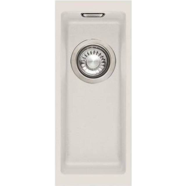 Franke SID 110-16 1.0 Bowl Polar White Tectonite Undermount Kitchen Sink & Waste