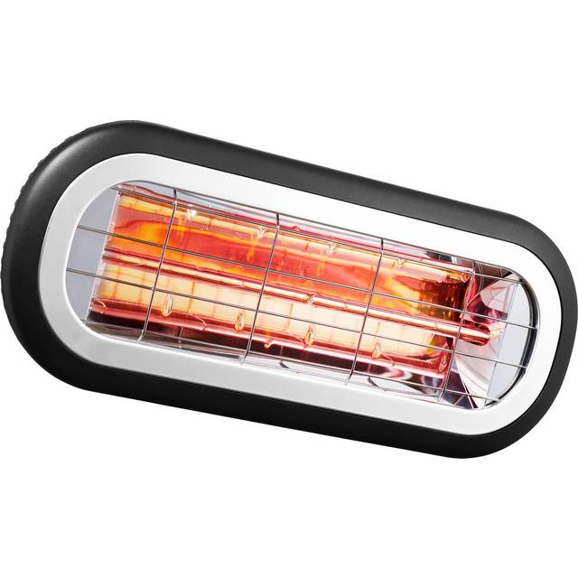 WISHCO Värmelampa Mini 1500 Svart