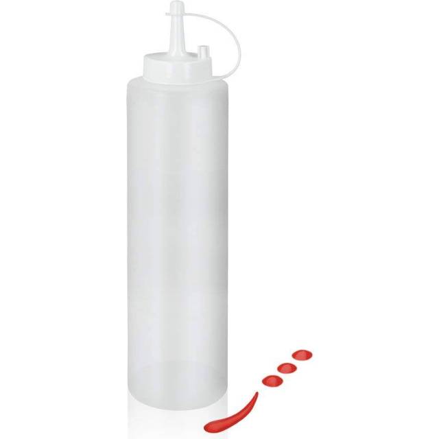 Metaltex LDPE Sauce Bottle, 700ml, Transparent