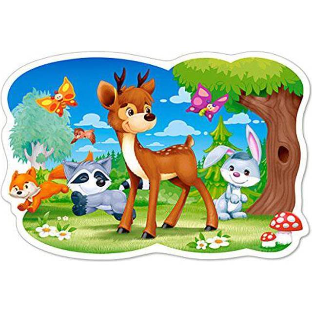 CSB120154 - Castorland Jigsaw Premium Maxi 12 Pc - A Deer and Friends