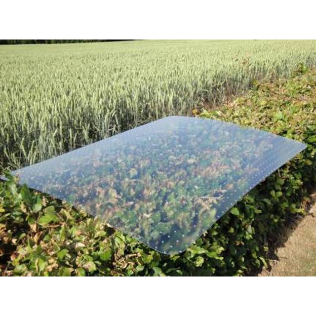 Floortex Cleartex Enhanced Polymer Rectangular Chair Mat For Hard Floors - 116 X 150Cm, Clear