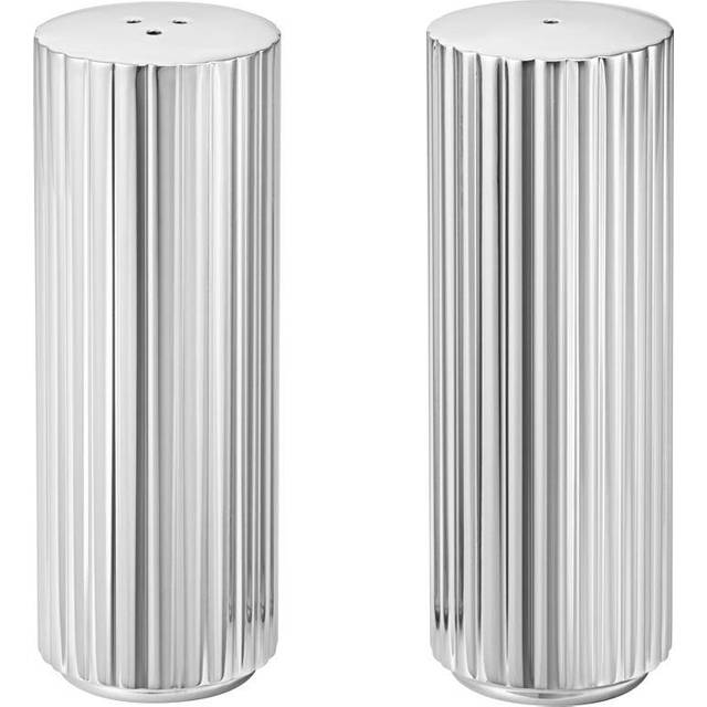 Georg Jensen - Bernadotte Salt & Pepper Shaker - Kvarn - Stainless Steel - W3.17 x D0 x H8.8 cm