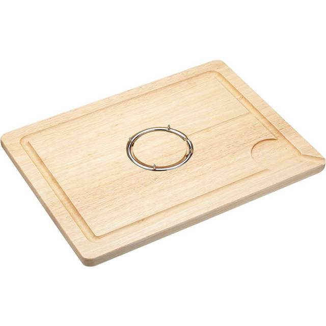 Rubberwood Wood Chopping Board (46cm L X 36cm W)