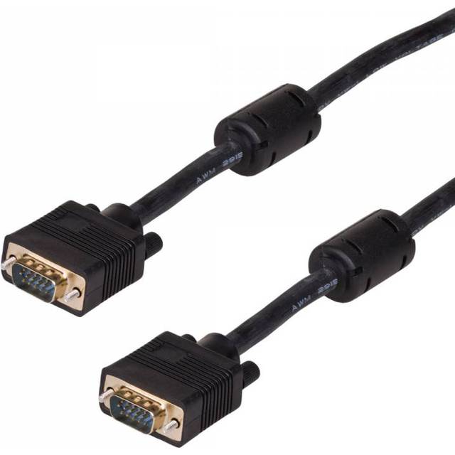 Akyga Anslutningskabel 15 m Svart AK-AV-09 VGA-kabel