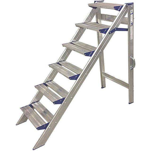 Arbetstrappa Skeppshultstegen Proffs Apo, hopfällbar, 5 steg, 113.5 cm hög