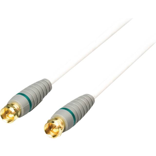 Bandridge Antenna Cable F-Male - F-Male 0.50 m White
