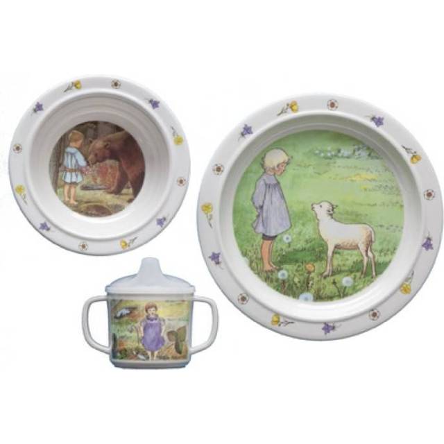 Rätt Start Elsa Beskow Visor Barnservis 3-del - Multifärgad