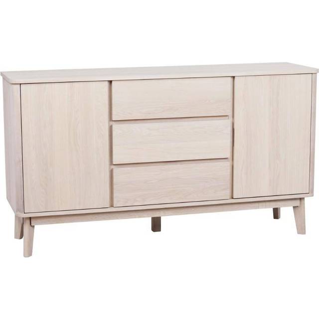 Rowico Home Yumi sideboard Lackad vitpigmenterad ek 152 x 42 cm