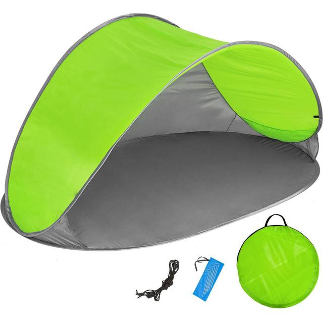 Tectake Beach Tent Jasmin - Grey, Grey