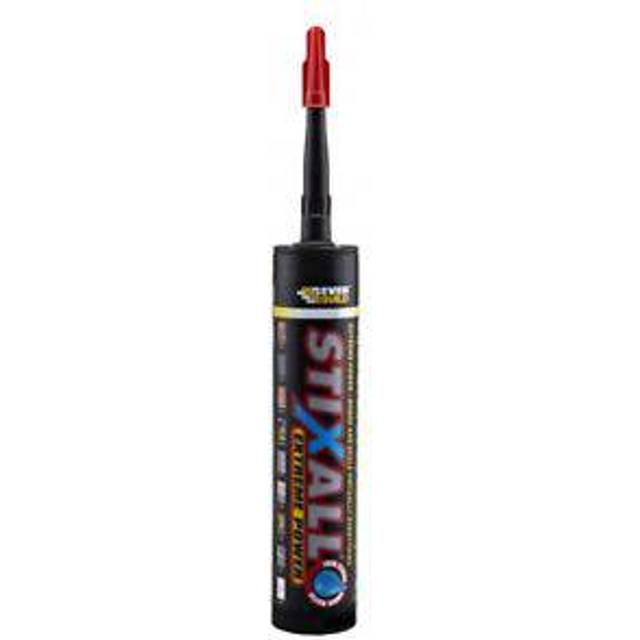 Everbuild Stixall Extreme Power Hybrid Building Adhesive and Sealant 290ml - Grey