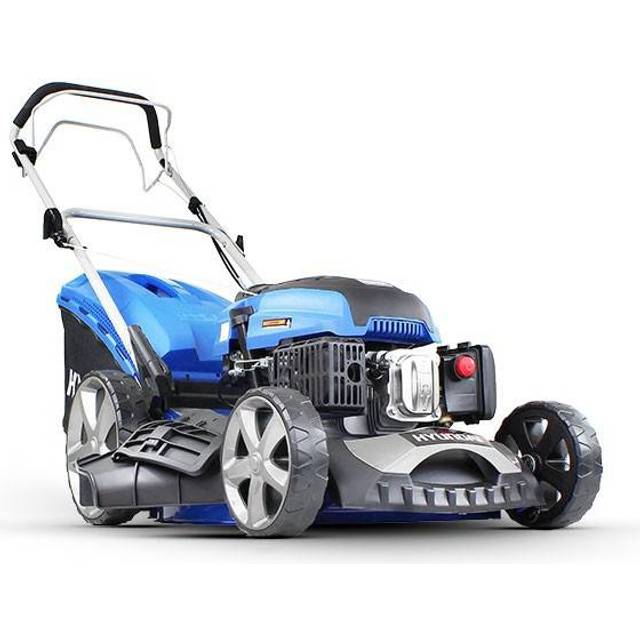 Hyundai 20" / 51cm 196cc 4-in-1 Self-Propelled Petrol Lawnmower, Mulch, Rear & Side Discharge, Hose Connector| HYM510SP