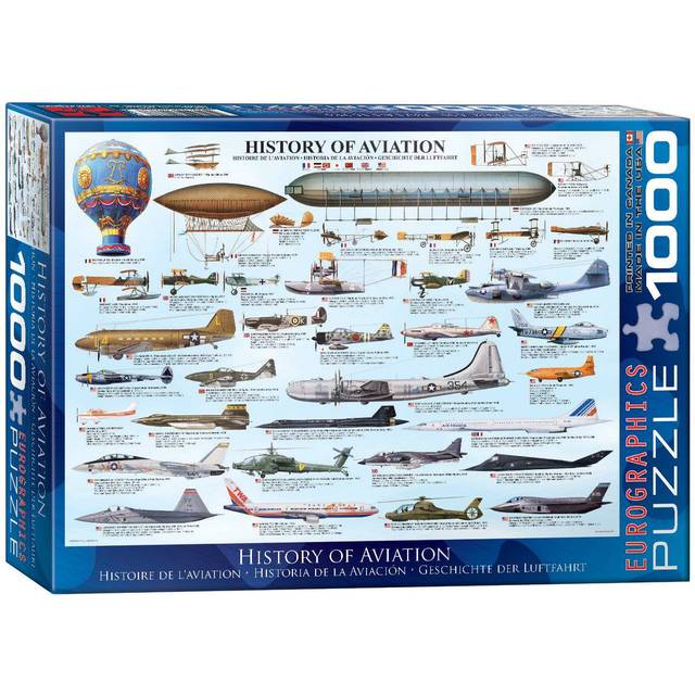 Jigsaw Puzzle - 1000 Pieces - History of Aviation